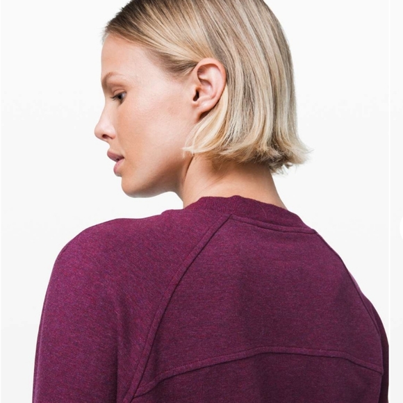 Lululemon Scuba Crew Heathered Marvel - Picture 3 of 9